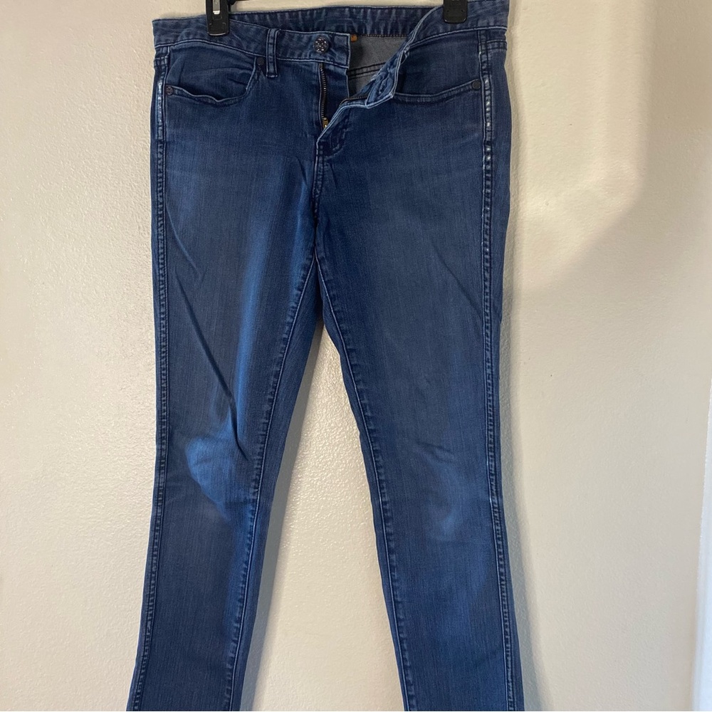 Tory Burch MARLIEN Legging jeans women’s size 29 blue denim distressed skinny